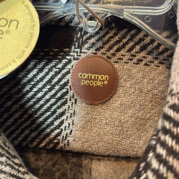 Common People Oliver 4 Pocket Plaid Shacket for Men. Size Large. New With Tag. - Picture 5 of 11